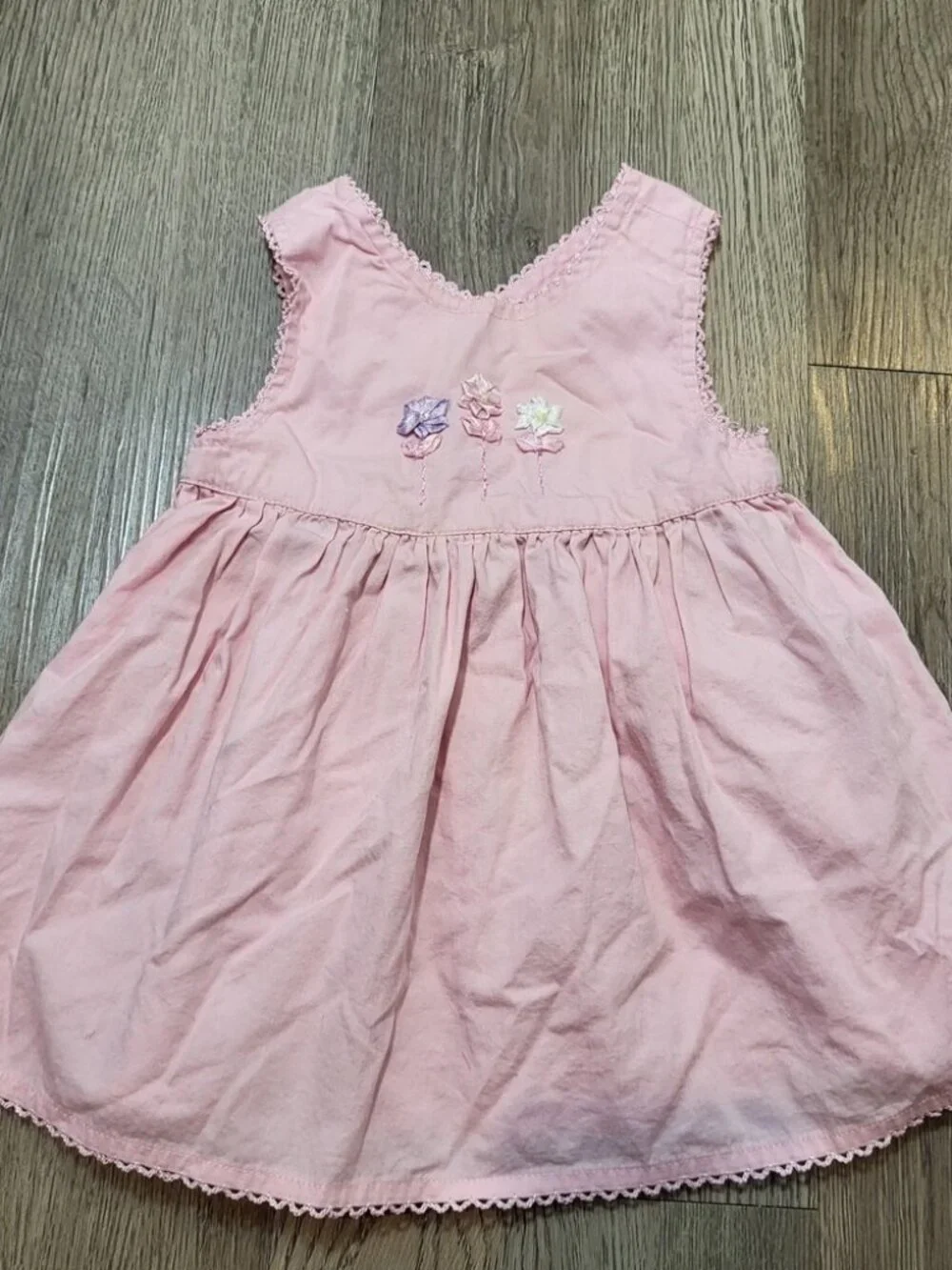 Vintage Y2K Children's Place Baby Pink Dress Size 0-3 Months
